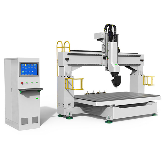Máquina roteadora CNC de 5 eixos para marcenaria 3D